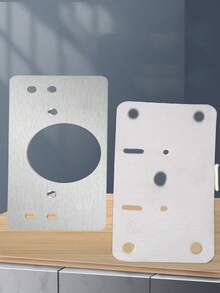 2/4/10Pair Hinge Repair Plate Cabinet Furniture Drawer Table Repair Mount Tool Hardware Stainless Steel Hinge Fixing Plate