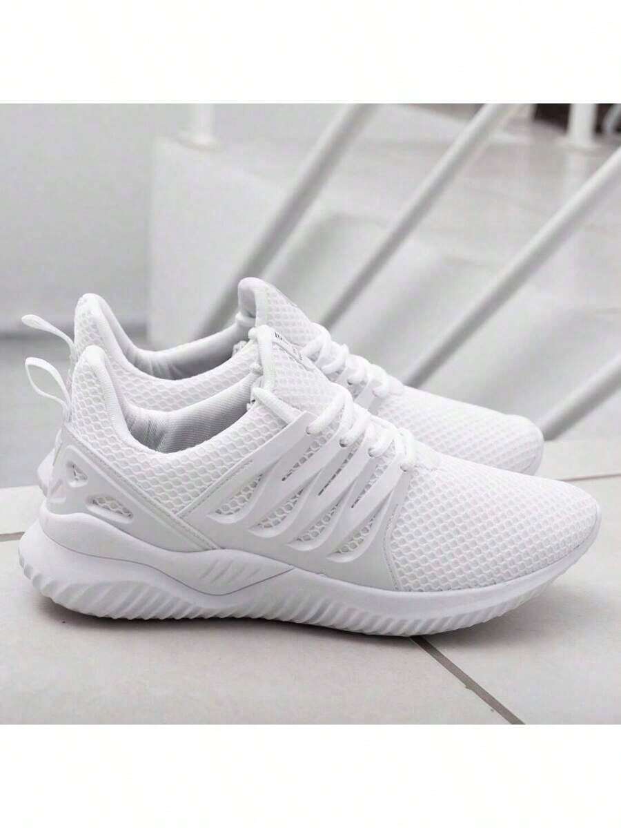 Unisex Challenge Fitness Fashion Sneakers Ideal For Gym Training And Walking - trắng - Xem 1