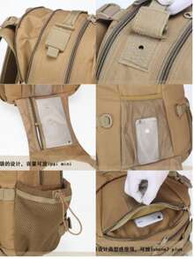 Mochila táctica militar para acampar y viajar con capacidad para todo equipaje necesario calidad practicidad ideal para salir de casa acampar viajar aventuras - Verde - Ver 2