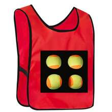 2pcs 39x53cm Outdoor Sticky Ball Vest With 10pcs 6cm Soft Ball Outdoor Interactive Sports Creative Throwing Sticky Target Sandbag Set