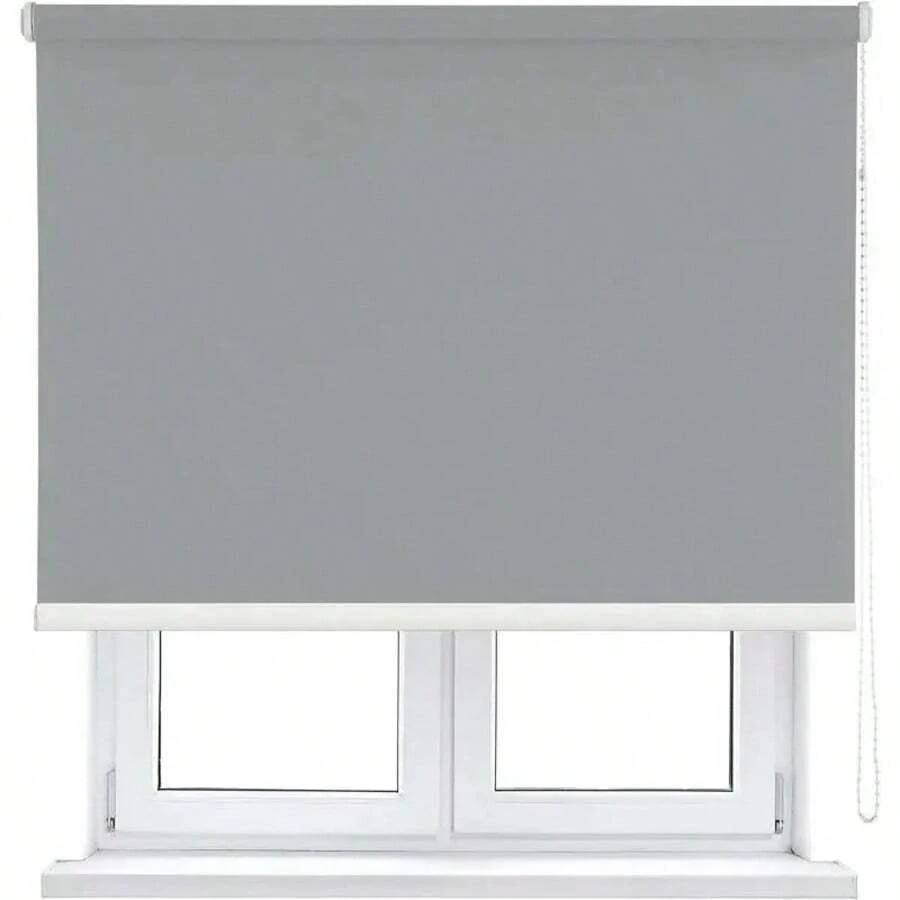 Translucent Roller Blind 40% Light Passing - Measurements (Width X Length) - Grey - View 1