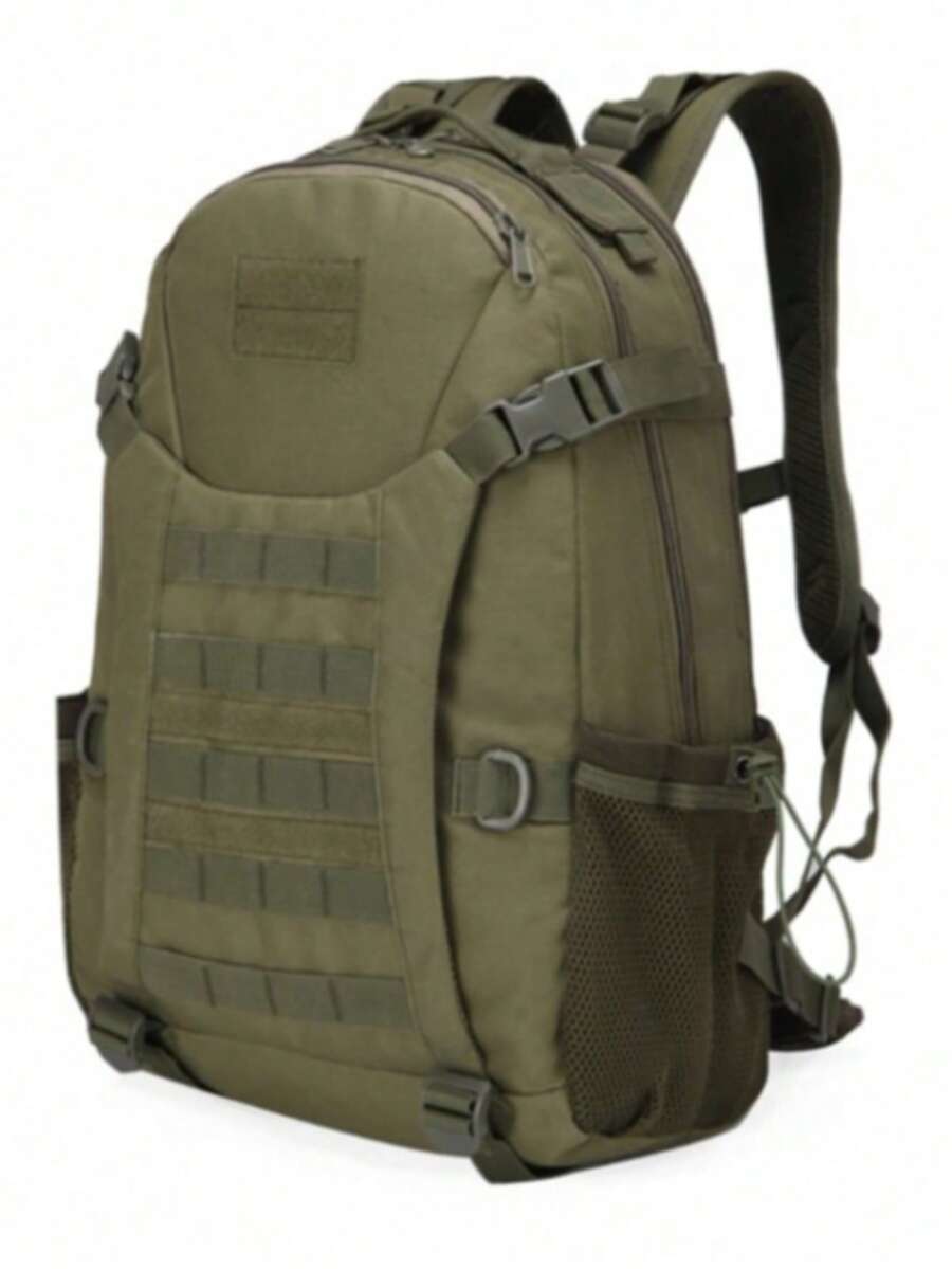 Mochila táctica militar para acampar y viajar con capacidad para todo equipaje necesario calidad practicidad ideal para salir de casa acampar viajar aventuras - Verde - Ver 1