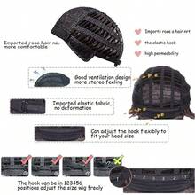 LShort Curly Afro Wig For Men Black Short Kinky Synthetic Wig Halloween Cosplay Costume Full Wigs With Wig Cap5001 - màu đen - Xem 7