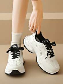 Women's Chunky Sneakers, 2025 New Arrivals, Thick Sole Casual Comfortable Breathable Athletic Shoes