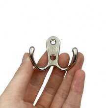 2 خطاف ثنائي للملابس/القبعات من معدن عتيق للتركيب على الحائط، خطافات حائط مزدوجة مع براغي مناسبة للحمام والمطبخ والمكتب والحمامات العامة والمراكز التجارية