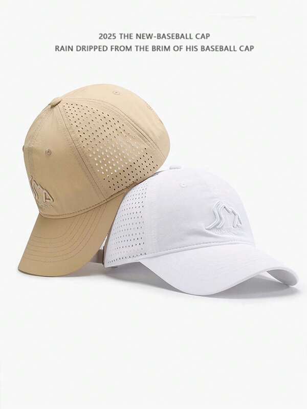 1pc Unisex Quick-Dry Baseball Cap | Outdoor Sports & Leisure Sun Hat | Perforated Ventilation Baseball Cap