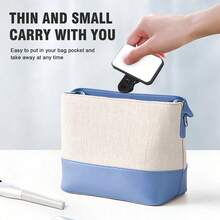 方形 LED 便携式夹式灯、迷你补光灯、三色可调补光灯带 USB 充电线、手持摄影灯 - 适用于手机/相机/笔记本电脑的多功能照明、自拍视频日志、直播和视频会议兼容 Android 手机手机便携式 LED 视频灯可调光适用于智能手机、相机和化妆、自拍和直播适用于自拍和直播、摄影、便携式灯自拍灯手机灯 - 彩色 - 查看 6