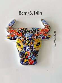 1pc Spain Souvenir 3D Alhambra Palace Magnetic Fridge Magnet, Creative Home Decorative Accessories - Multicolor - View 9