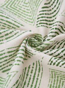 1/2 piezas Funda de tela moderna y minimalista de estilo nórdico para electrodomésticos, con estampado geométrico en forma de diamante en color azul, apta para decoración del hogar, microondas y electrodomésticos de cocina