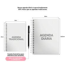 iscool Daily Hardcover Agenda 2025 Spot Glitter Colors - Đen và hồng - Xem 3