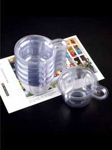 100 件 40 毫升塑料一次性杯子分配器，适用于 DIY 环氧树脂珠宝制作工具