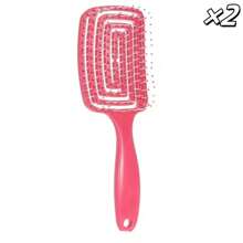 5 Stück/3 Stück/2 Stück/1 Stück Damen Kamm mit Cut Out Kristall, flauschiger hoher Kamm, mit glänzender Dekoration, transparente Haarbürste, Nylonborsten, ABS-Kunststoffgriff, kreisförmiges Hohldesign, Körperpflegeprodukt, Haarstylingmassagegerät für langes Haar, geeignet für feuchtes und trockenes Haar, normaler Haartyp