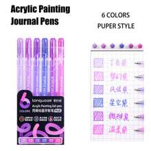 Languo 90-Color Acrylic Paint Markers - 1.0mm Fine Tip Gel Ink Pen, Blendable Vibrant For Rock/Glass/Wood DIY Craft Decor,Student Art Supplies , Back To School Gifts