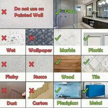 1-6 piezas Soporte de pared para escoba y trapeador, Clips de almacenamiento de plástico modernos, Solución de almacenamiento adhesiva fuerte sin taladrar para baño y cocina, Práctico estante colgante de plástico para trapeador, Soporte de gancho para trapeador sin taladrar para baño, Estante de almacenamiento de escobas de plástico, Organizador ahorrador de espacio para dormitorio, jardín, hogar y dormitorio, Caja de almacenamiento para baño | Instalación sin taladrar | Diseño de artículos de cocina, accesorios de cocina, utensilios de cocina - Multicolor - Ver 11