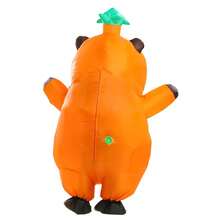 Disfraz inflable de Capibara para mujeres y hombres adultos, disfraz inflable de Body entero de Capibara para fiestas de cosplay, disfraces hinchables de Halloween - Marrón - Ver 6