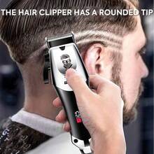 Professional 2-Piece Hair Clipper Set For Men And Women With LED Display For Home And Barber Shop, Washable And Precise Control