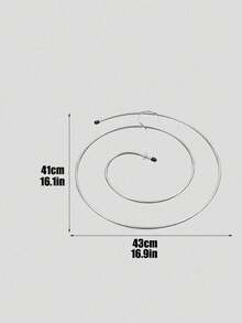 1pc Stainless Steel Spiral Laundry Drying Rack, Minimalist Round Bedsheet Drying Rack - Multicolor - View 6