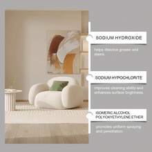 JUE FISH 100ml Household Stain Remover Spray, Gentle Cleaner For Carpet, Sofa, Leather Surface