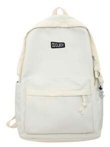 男女通用大容量多层背包，多功能休闲学生背包，轻便短途旅行行李包。此配件仅用于拍摄效果，实际产品不包含。