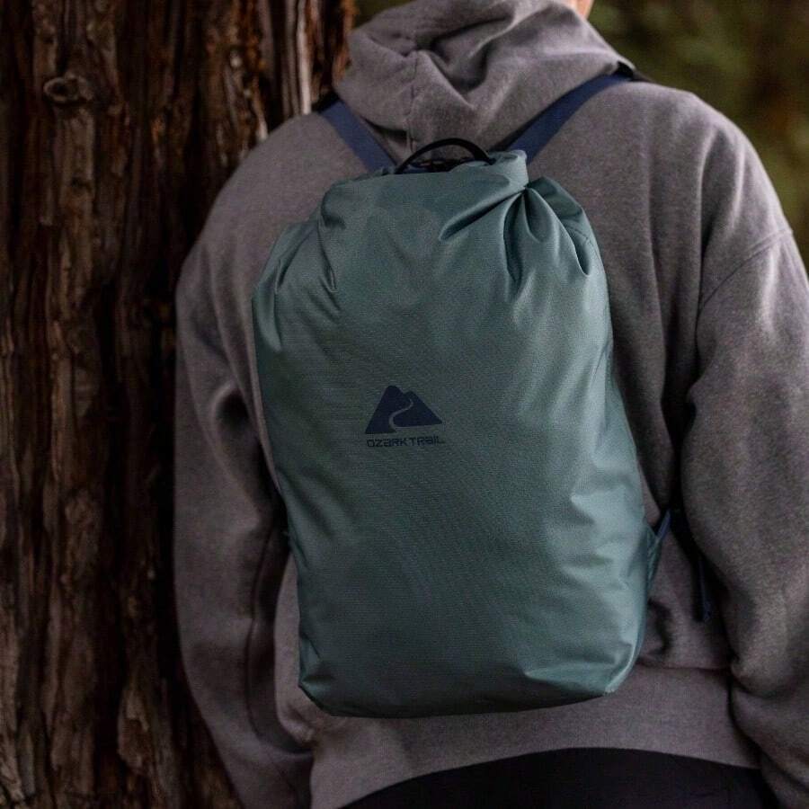 Ozark Trail 15L Waterproof Backpack, Forest Green, Unisex, Adult - Forest Green - View 1