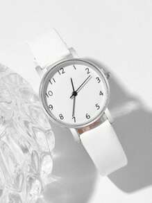 Relógio de quartzo digital casual com mostrador pequeno, 2 peças, cinto feminino, com estojo combinado, para amantes de irmãs, adequado para uso diário, festivais e festas, o melhor presente para mulheres.