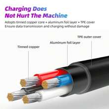 USB Type C 充电线适用于 Garmin Fenix 7/6/5/5X Venu 2/Sq2/3/3s 手表充电器