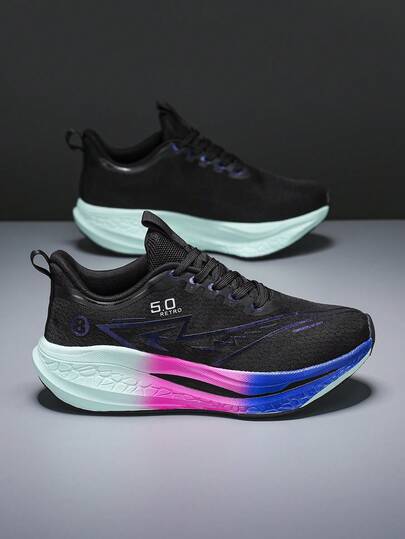 Couple's Super Light Thick Sole Professional Running Shoes, Fashionable Outdoor Sports Casual Sneakers