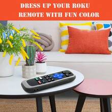5 Paquetes de Funda para Control Remoto Roku, Funda de Silicona Universal de Repuesto para Hisense Roku TV Streaming Stick Express, Brilla en la Oscuridad en Verde, Cielo, Morado, Rojo - Verde+cielo+morado+rojo+negro - Ver 5