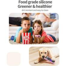 2 Pack Silicone Remote Cover For Roku TV Remote Silicone Case Cover Compatible With Most Roku Voice Remote Shockproof Washable Roku Remote Cover With Lanyard Pink+ Luminous Green - Hồng + Xanh lá cây sáng - Xem 8