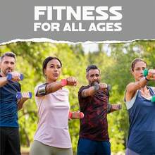 Yes4All Juego de Mancuernas de Mano Recubiertas de Neopreno de 2 Piezas Múltiples Opciones de Peso 15 Colores Antideslizantes Hexagonales - 18 libras - Ver 2