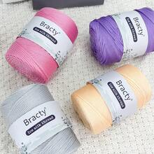 2 Pcs High-Quality Chunky Hollow Yarn - Soft, Durable And Breathable, Suitable For DIY Crochet, Knitting And Sewing Projects - Multifunction Craft Yarn In Various Colors, Total Weight 16.23oz (460g) - Multicolor - View 5
