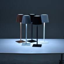 1 pièce Lampe de bureau rechargeable USB-C, lampe de chevet LED portable sans fil, 3 températures de couleur, gradable, longue durée de la batterie, commande tactile, convient pour la salle à manger, le salon, la chambre, le bar, le café, le patio, la table de chevet, la table à manger, livrée avec 1 câble USB