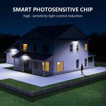 ضوء الفيضان الشمسي بريموت كنترول 112 ليد، بشكل مروحي بزاوية دوران 150 درجة، لوحة شمسية منفصلة، 3 أوضاع إضاءة، إضاءة شوارع بحساس حركة، إضاءة ثلاثية الجوانب، مناسب لإضاءة الحائط والمركبات والحديقة