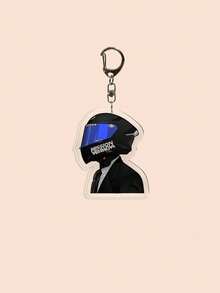 1 Piece Of Keychain For Male And Female Motorcycle Enthusiasts, Realistic And Cool Bag Charm Design, For Motorcyclists' Club, Extreme Sports , Car,Phone, Keychain, Gift For Friend Or Boyfriend Car Accessories Cute Goth Y2k - Multicolor - View 5