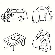 2 件装 Aperol Spritz 橙味饮料，现代涤纶洗碗布，针织吸水手巾，可机洗厨房装饰毛巾，适用于烹饪、烘焙和乔迁礼物，适用于浴室厨房装饰 - 淺藍色 - 查看 9