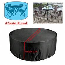Heavy Duty Outdoor Waterproof Garden Patio Furniture Cover For Rattan Table Cube Outdoor - Black - View 9