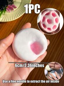 1 Peça Brinquedo de Compressão em Forma de Bolo de Arroz Pegajoso com Areia Áspera Moldável, Mochi Simulado, Brinquedo de Ventilação Excelente, Adequado para Meninos e Meninas Brincarem, Brinquedo de Pelúcia Relaxante Tabas | Experiência Sensorial Divertida e Levemente Desafiadora, Tornando-se um Ótimo Pequeno Presente para Lembrancinhas de Festa, Recompensas de Sala de Aula, Natal, Halloween e Presentes de Aniversário - Presente para Feriado Ideal e Atencioso