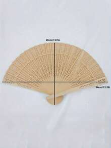 1/2/4/20/40 件/套木制手持折扇，配透明袋、感谢卡和流苏，适合婚礼派对回礼，复古木制折扇，婚礼扇，优雅的中式木制折叠手扇，非常适合婚礼、新娘送礼会等场合。 - 彩色 - 查看 12