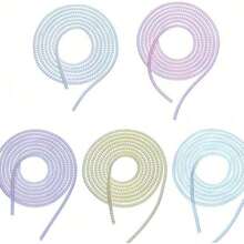 1 Stück/2 Stück Spiralkabel Schutz, Ladekabel Schutz, Datenkabel Schutz Abdeckung, Kopfhörerkabel Schutz geeignet für Handy, Kopfhörer, USB-Datenkabel, Ladegeräte, Zubehör für Ladegeräte, Handyzubehör - Mehrfarbig - Übersicht 2