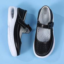 Giày casual đế mềm kiểu Âu và Mỹ, giày bầu đế mềm, giày công sở thoải mái, giày cho mẹ không gây mỏi chân, giày Mary Jane đế dày chống trượt thoáng khí cho hoạt động ngoài trời. - màu đen - Xem 11