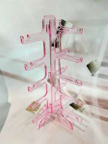 Sunglasses Holder, Sunglasses Stand, Eyeglass Holder, Organizer Stand For 6 Pairs Of Sunglasses - Pink - View 6