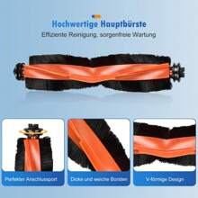 Compatible With Xiaomi Robot Vacuum S20+ / S10 Plus / S20 Plus / S10+ / B108GL / B105 / B108CN B113CN Parts Accessories Main Side Brush Hepa Filter Mop Cloth Replacement