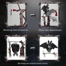 Mechanical Bionic Bat Model Set, Adult Holiday Gift Removable Building Block Set Creative Technology Assembly Building Blocks MOC Style Robot Toy