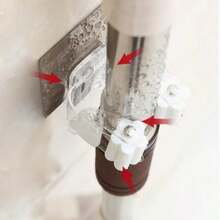1-6 piezas Soporte de pared para escoba y trapeador, Clips de almacenamiento de plástico modernos, Solución de almacenamiento adhesiva fuerte sin taladrar para baño y cocina, Práctico estante colgante de plástico para trapeador, Soporte de gancho para trapeador sin taladrar para baño, Estante de almacenamiento de escobas de plástico, Organizador ahorrador de espacio para dormitorio, jardín, hogar y dormitorio, Caja de almacenamiento para baño | Instalación sin taladrar | Diseño de artículos de cocina, accesorios de cocina, utensilios de cocina - Multicolor - Ver 9