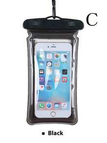 Laser Inflatable Waterproof Phone Pouch, Shock Proof Waterproof Swimming Phone Bag With Lanyard, Transparent Touch Screen Phone Case For Outdoor/Floating/Swimming Activities, Random, Beach Essentials, Beach Accessories, Pool Float, Pool Inflatable - White - View 5