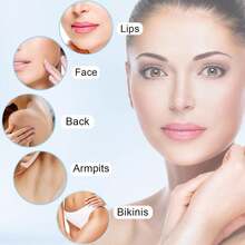 Kemei KM-7113 三合一女士脱毛器 - 女士剃毛器和修剪器 | 适用于比基尼区域、腋下、腿部和全身脱毛，也可作为面部剃刀使用 | 旅行必备，专为满足女性需求而设计的脱毛器，情人节礼物