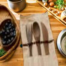 Premium Adult Wooden Utensil Set - -Friendly Kitchen Tools For Cooking & Serving, Durable And Stylish Wood Cutlery For Everyday Use, Perfect Gift For Home Chefs