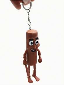 Colgante de monstruo, adorno de llavero con muñeca de madera, llavero de zapato de tiburón, adorno colgante único de animal para el festival de Ramadán
