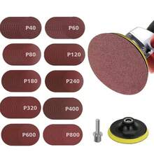5 Pcs Round Sanding Discs Hook And Loop Sandpaper For Grinder And Tool Durability - 04258 - View 6
