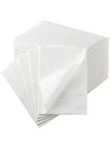 一次性美甲桌布，防水、防油、防渗漏，可折叠，清洁垫，牙科围兜，适用于沙龙练习美甲、牙医或医疗用途，以及美甲桌布用品、美甲用品、美甲工具、美甲艺术工具、返校用品、美甲、美甲工具（适用于贴片式美甲） - 粉色 - 查看 25